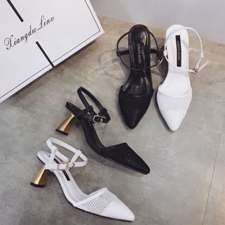 Giày sandal cao gót kiểu