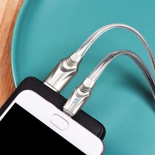 Cáp Sạc Truyền Dữ Liệu BOROFONE BU12 Có Đèn Led Báo Sạc 12m Cổng Micro