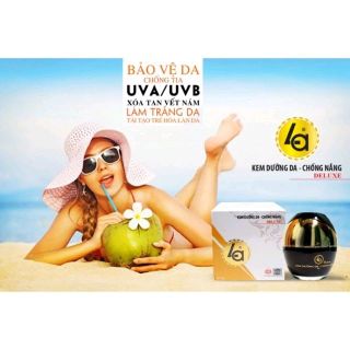 kem LA Deluxe dưỡng trắng da chống nắng