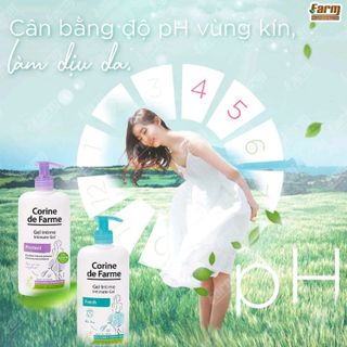 Gel hữu cơ vệ sinh vùng kín khử mùi kháng viêm Corine De Farm