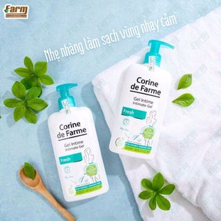 Gel hữu cơ vệ sinh vùng kín khử mùi kháng viêm Corine De Farm