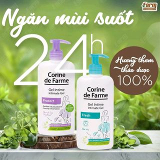 Gel hữu cơ vệ sinh vùng kín khử mùi kháng viêm Corine De Farm