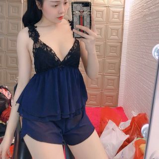 Voan màu 2 lớp cánh tiên