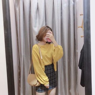 ÁO CROPTOP TAY PHỒNG