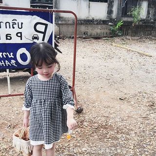 Đầm cotton cho bé gái từ 1-6 tuổi
