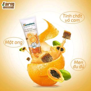 Sữa Rửa Mặt Quả Cam Trắng Da Giảm Nám Himalaya