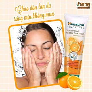 Sữa Rửa Mặt Quả Cam Trắng Da Giảm Nám Himalaya
