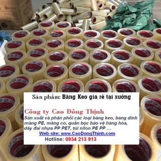 Băng keo dán thùng giá sỉ