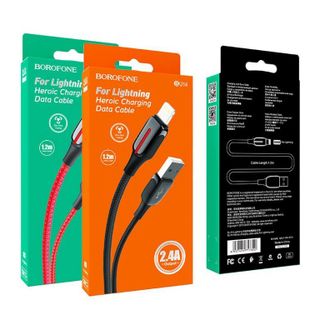 Cáp Sạc Truyền Dữ Liệu BOROFONE BU14 12m Cổng Lightning
