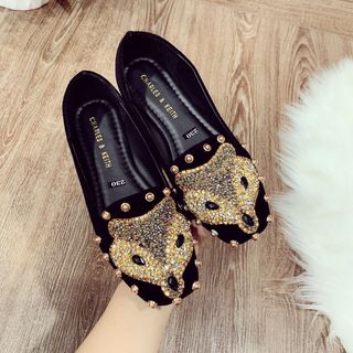 Giày búp bê nhung QC sang trọng size 35/39