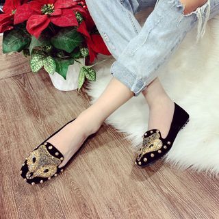 Giày búp bê nhung QC sang trọng size 35/39
