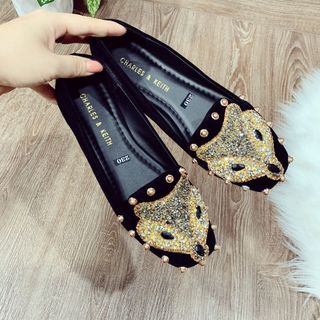 Giày búp bê nhung QC sang trọng size 35/39