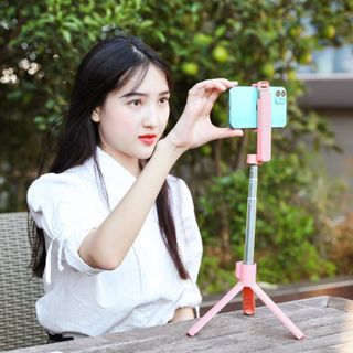 Gậy Chụp Hình Tự Sướng Không Dây BOROFONE BY5 Kiêm Giá Đỡ 3 Chân