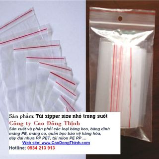 túi nilon PE PP zipper các loại giá sỉ cho số lượng