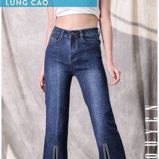 Quần jeans nữ ông rộng cao cấp Anfa