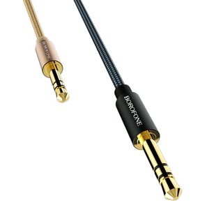Cáp Audio AUX BOROFONE BL3 Chuyển Jack 35mm sang Jack 35 mm 1m truyền tải chống mất dữ liệu