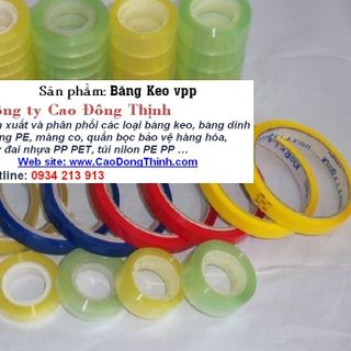 cung cấp các loại băng keo trên thị trường