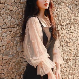 ĐẦM TAY LƯỚI ĐÍNH NGỌC