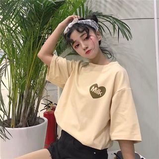 ÁO THUN FROM RỘNG CHO NỮ DẠNG UNISEX