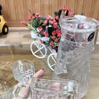 Bộ cốc thủy tinh pha lê set 6 cái