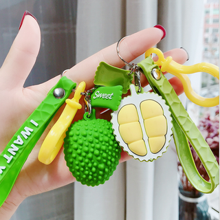 Móc khóa Silicon Sầu riêng dây Sweet