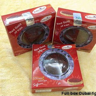 1 Gram Saffron - Nhụy Hoa Nghệ Tây Cao Cấp - Fullbox Dubai- Bahraman