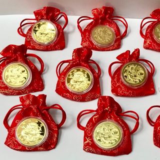Xu Tài Lộc Hình Rồng Mạ Vàng