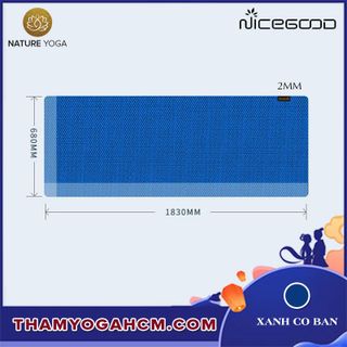Thảm Yoga Du Lịch Cao Su Thiên Nhiên Từ NiceGood Yoga Đẳng Cấp YOGI