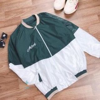 Áo khoác dù nam nữ phối 2 màu