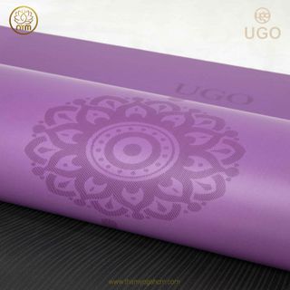 Thảm Yoga CAO CẤP UGO Chuyên Nghiệp Cao Su Tự Nhiên Hai Mặt Chống Trượt