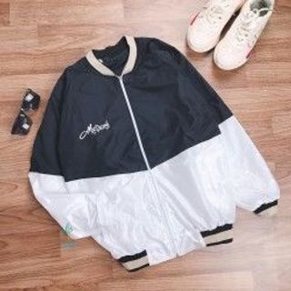 Áo khoác dù nam nữ phối 2 màu