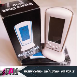 ĐỒNG HỒ BÁO THỨC ĐÈN LED-HIỂN THỊ NGÀY THÁNG-NHIỆT ĐỘ PHÒNG