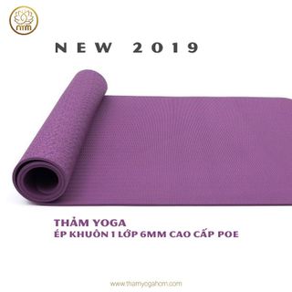 Thảm Yoga Ép Khuôn 1 lớp 6mm POE - Tổ Chức Sự Kiện cần dùng