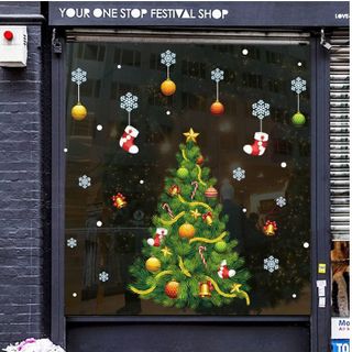 Decal dán tường cây thông noel - XL873 giá sỉ