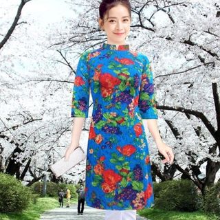áo dài gấm