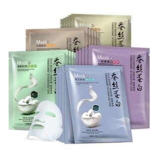Combo 5 mặt nạ tơ tằm dưỡng da One Spring silk mask nội địa Trung