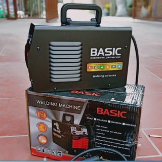 Máy hàn Basic 300a Hàn quốc đốt que 32 tốt bảo hành 12 tháng - may han basic 300A - 300a