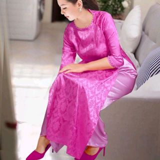 áo dài gấm