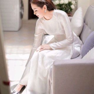 áo dài gấm