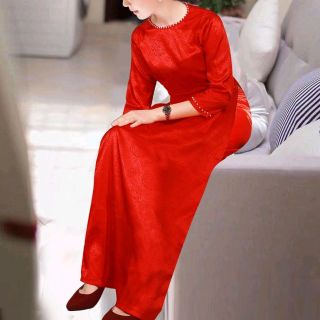 áo dài gấm