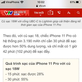 Bộ sạc cáp iPhone 11promax