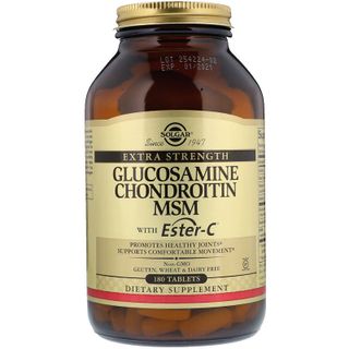 Viên uống bổ xương khớp Solgar Glucosamine Chondroitin MSM With Ester-C - 180 viên giá sỉ