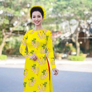 Áo dài kèm quần dài giá sỉ