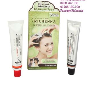 Dầu gội nhuộm tóc bạc Richenna