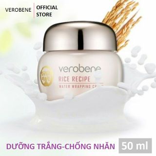 Kem Dưỡng Trắng Da Chống NhănVEROBENE RICE RECIPE- WATER CREAM 50ml