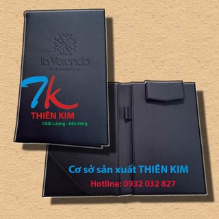 Sổ kẹp bill - Kẹp bill bìa da nhà hàng khách sạn cao cấp Sổ kẹp bill đơn
