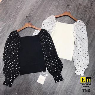 áo len tay bi tiểu thư hàng QC