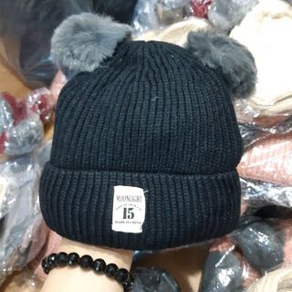 Len nhí 2 cục bông