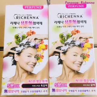 thuốc nhuộm tóc phủ bạc thảo dược Richenna mẫu 2019 giá sỉ