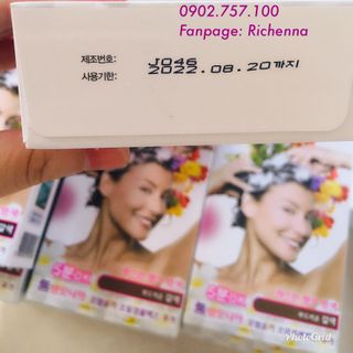 thuốc nhuộm tóc phủ bạc thảo dược Richenna mẫu 2019